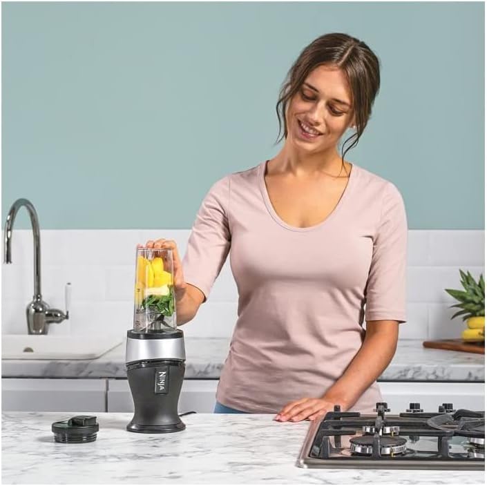 Ninja QB3001EUS Standmixer, 2 Becher, 470 ml, 700 W