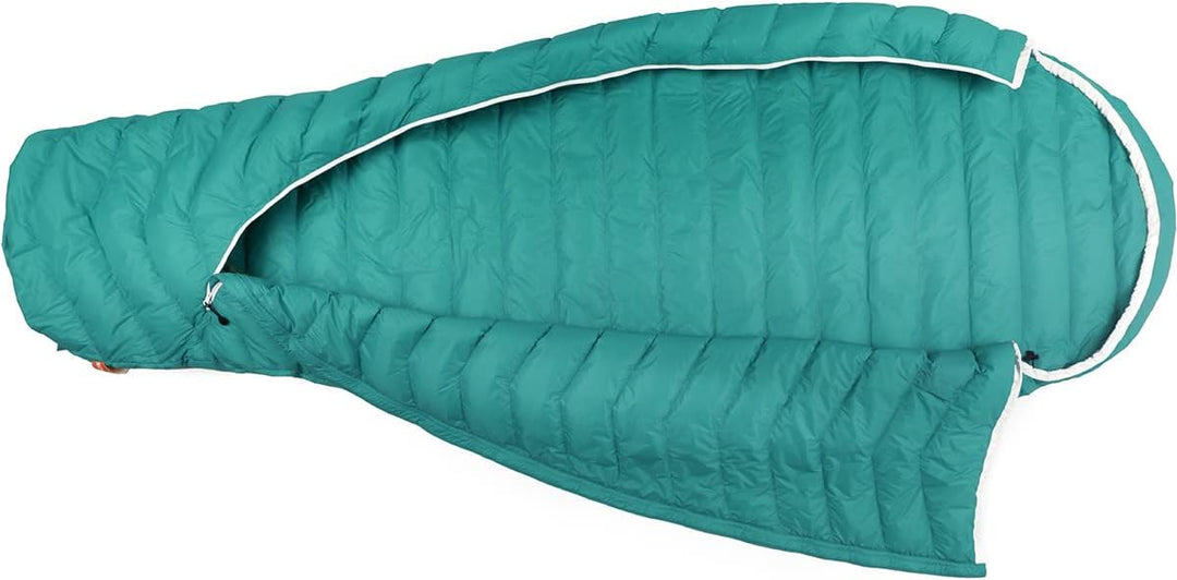 Grüezi-Bag Biopod DownWool Extreme Light 175 Schlafsack grün Viridian Green 200x770 cm, Viridian Gre