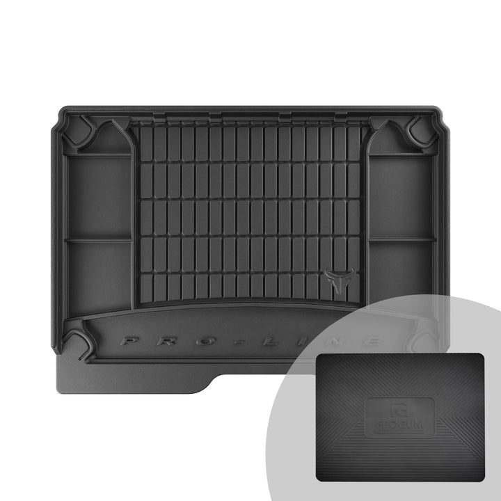 FROGUM ProLine 3D Gummimatte Exklusive Auto Kofferraummatte Kofferraumwanne für Citroën Berlingo II