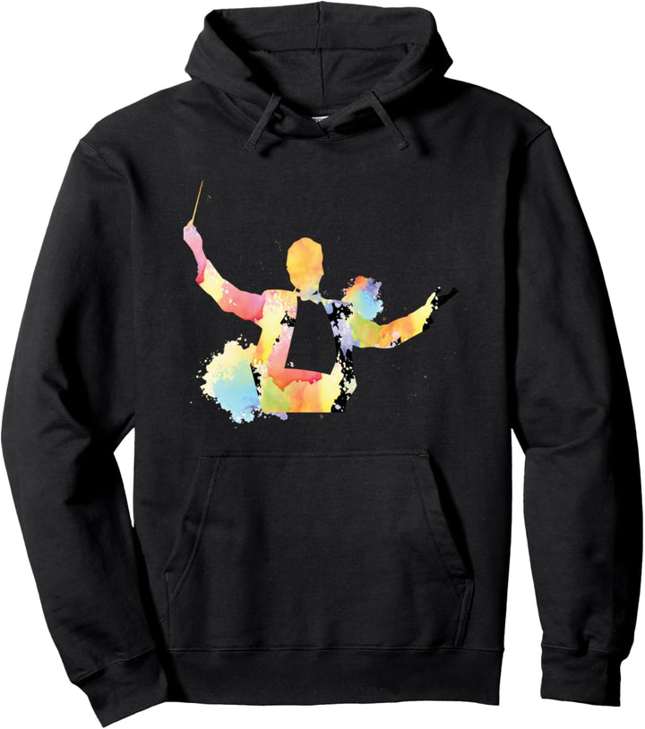 Dirigent Dirigieren Farblich Musik Orchester Chor Geschenk Pullover Hoodie