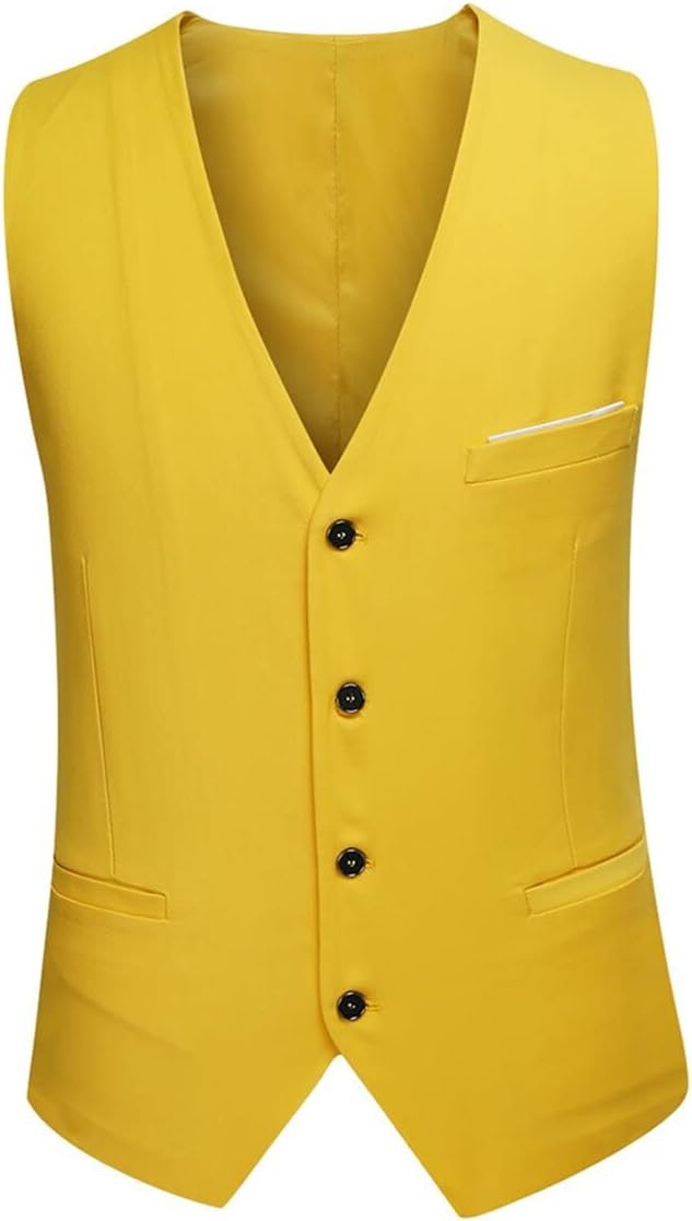 YOUTHUP Anzug Herren 3 Teilig Anzüge Slim Fit 2-Knopf Herrenanzug Modern Formell Sakko Weste Hose fü