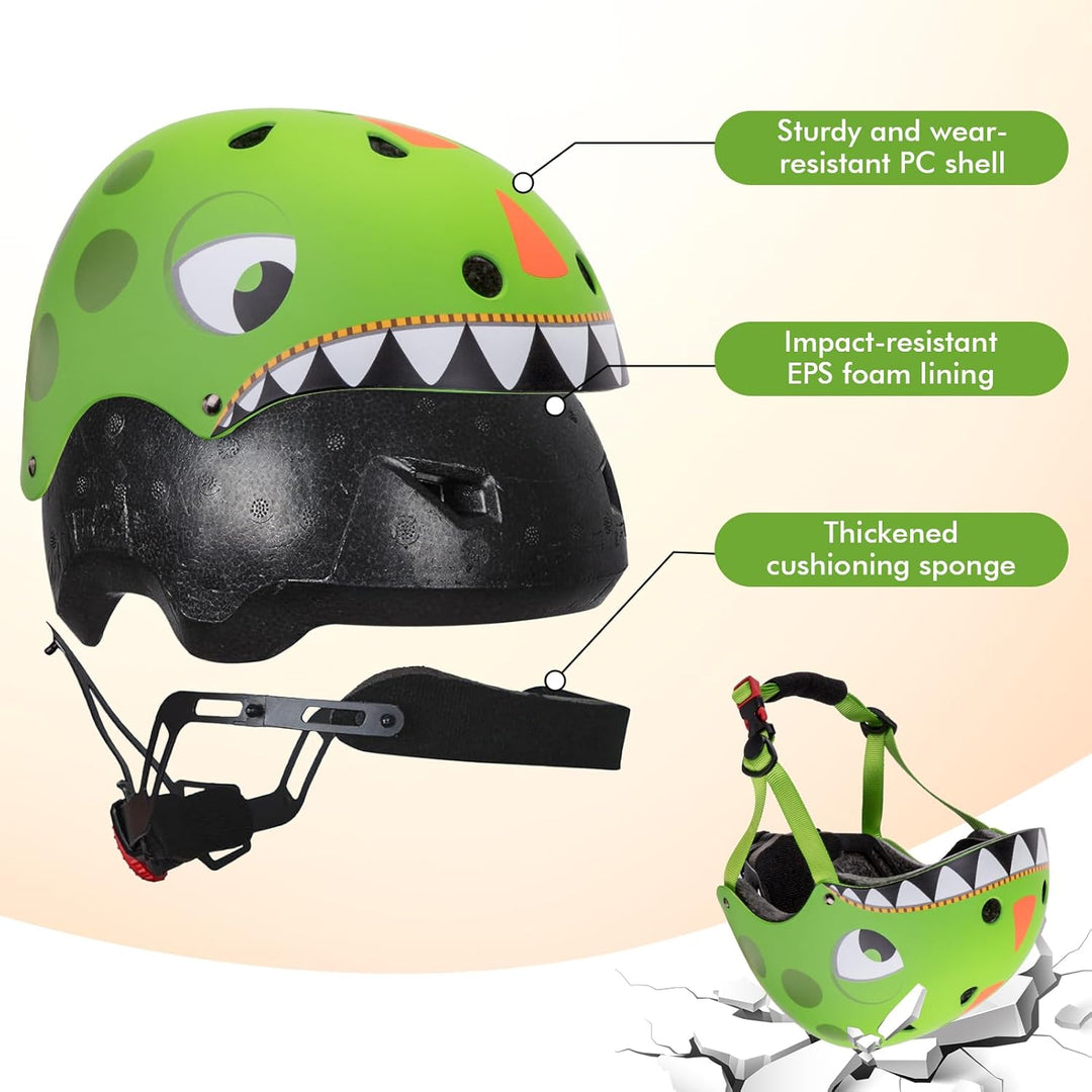 Kinderhelm 2 3 4 5 Jahr Jungen Mädchen | Kinder Fahrradhelm Skateboard Klettern Scooter Laufrad | Gr