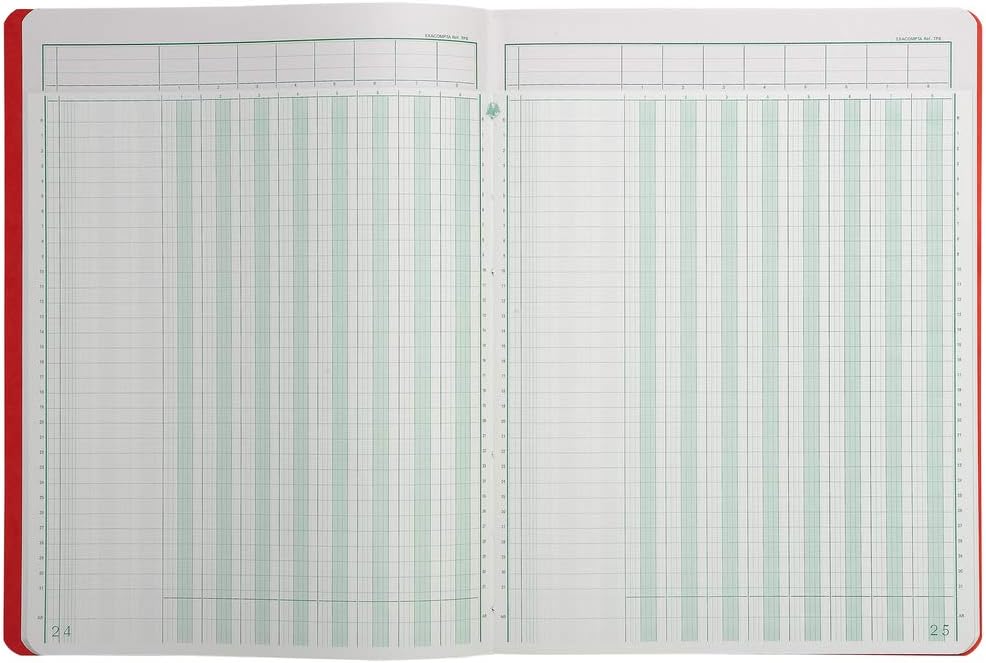 EXACOMPTA Gesch‰ftsbuch mit Kopfleiste, 8 Spalten je Seite VE = 1