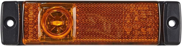 HELLA - Heckleuchte - Hybrid - 24V - Anbau/geschraubt - Lichtscheibenfarbe: glasklar - Stecker: Easy