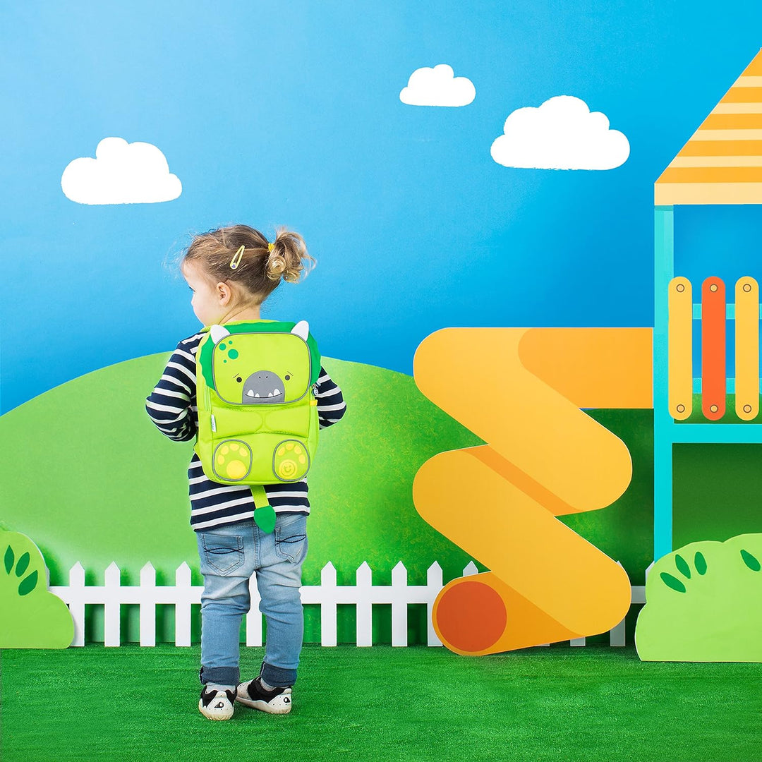 Trunki Kleinkindrucksack & Kindergartentasche - gut sichtbar - Dudley (grün) Dino Dudley (Grün), Din