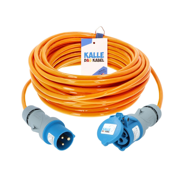 CEE Verlängerung KALLE Blue SIGNAL 2,5mm² Industrie Bau Boot Womo Camping Vollpur-Premium-Leitung 5