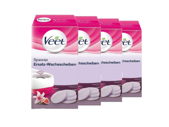 Veet Spawax Warmwachsscheiben für das Veet Spawax Wachsgerät – Langanhaltende Haarentfernung für sei