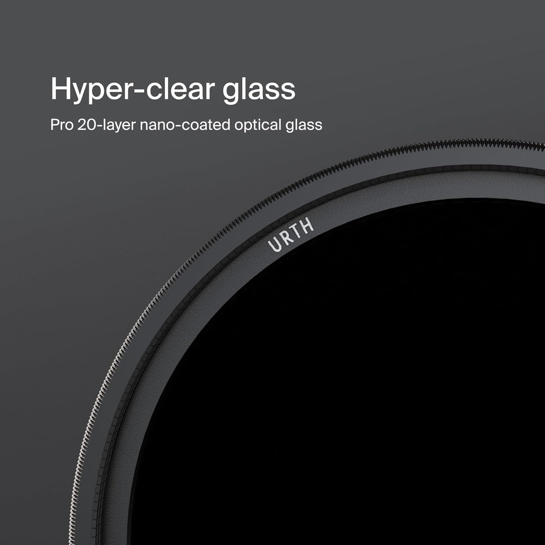Urth 95 mm Variabler Graufilter ND8-128 (3-7 Stop) ND Filter (Plus+) 95mm, 95mm