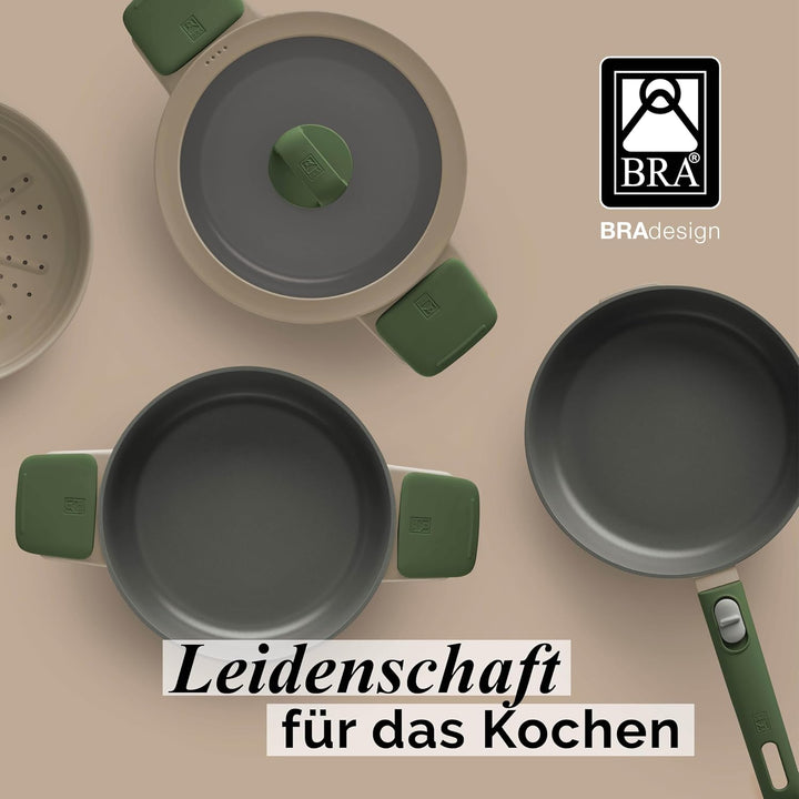 BRA Compac Pro Ceramic | Kochgeschirrset, Aluminiumguss