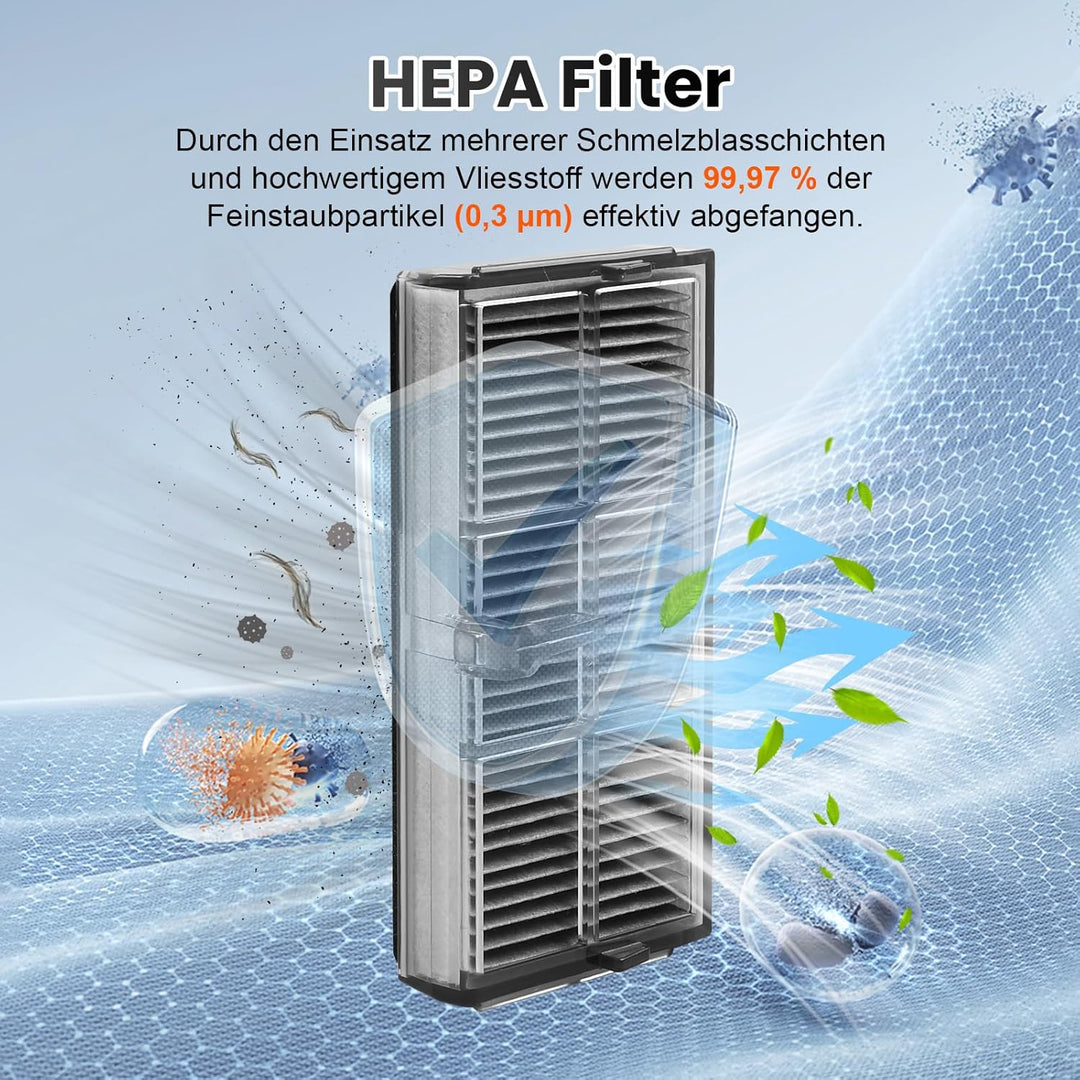 25 Stück Zubehör für Dreame L10s Pro Ultra Heat / L10s Ultra Gen 2 / X30 Ultra &amp; MOVA E30 Ultra Saug
