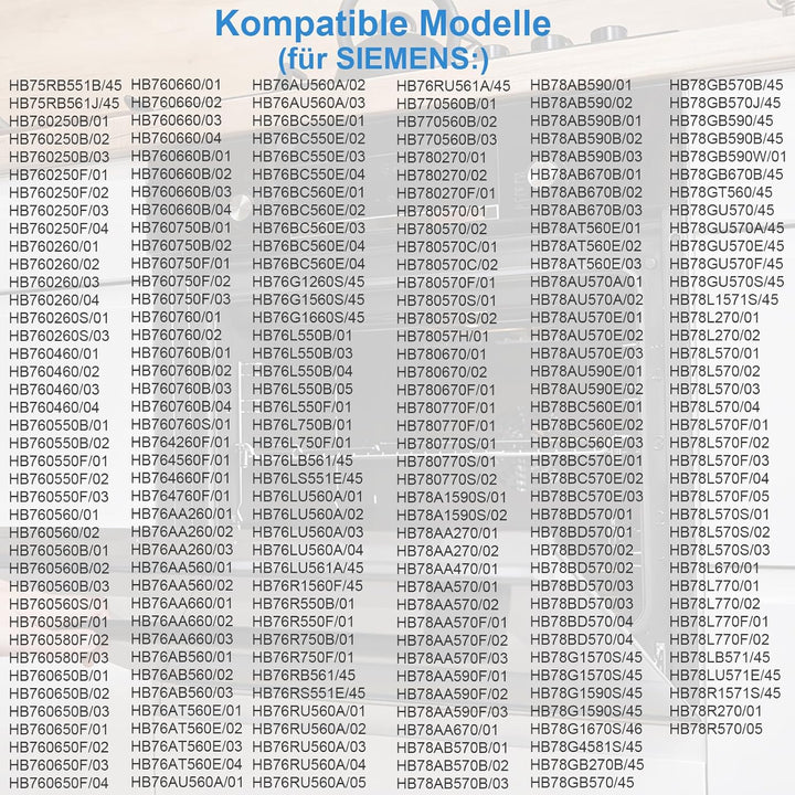 Backofendichtung Türdichtung Gummi 491638 für Siemens Bosch Neff Backofen