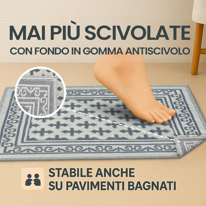 CosìCasa Badteppich rutschfest waschbar & weich - Ideal als Badematte, Badezimmerteppich oder Badvor