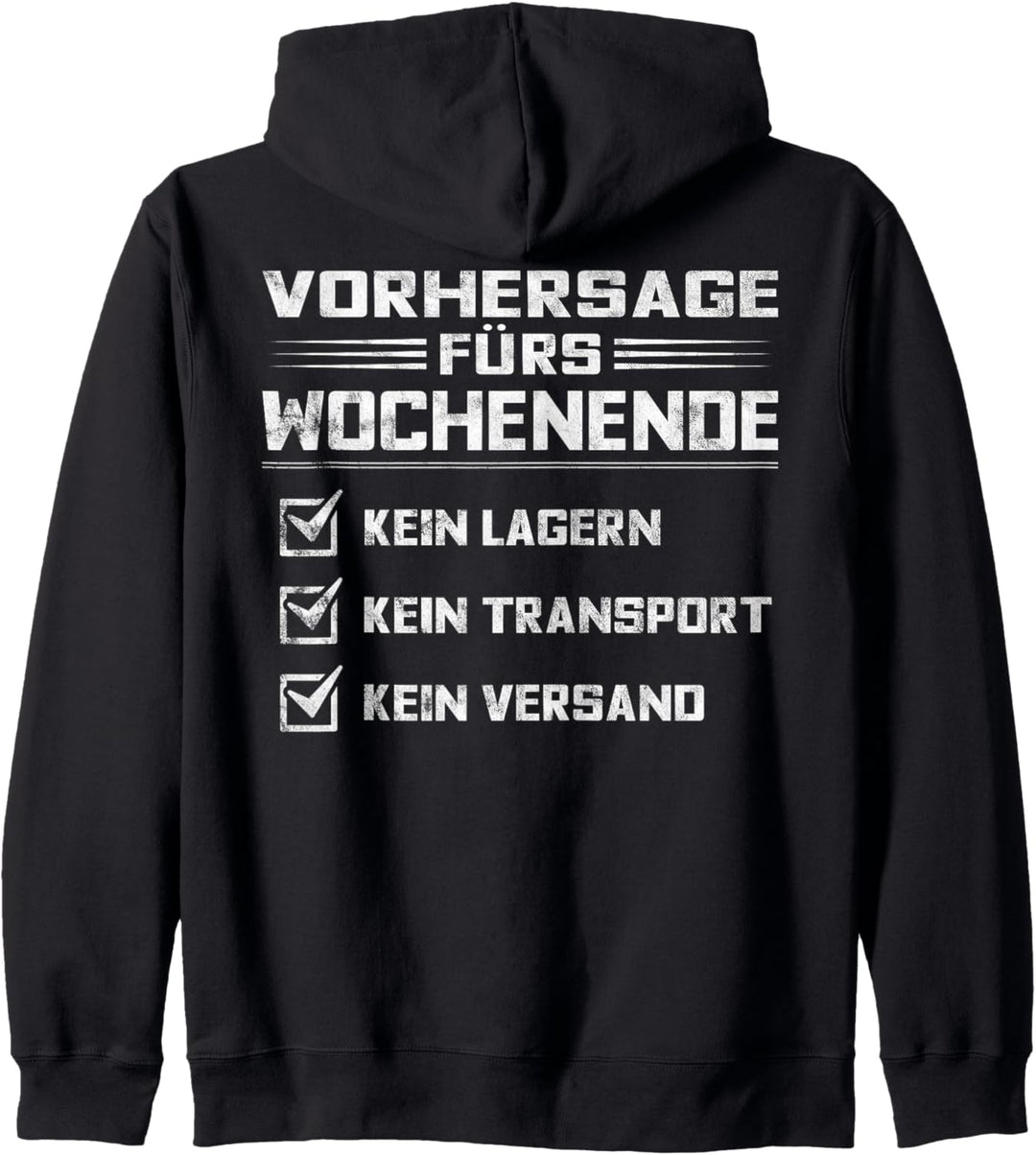 Vorhersage Fürs Wochenende Fachkraft für Lagerlogistik Kapuzenjacke