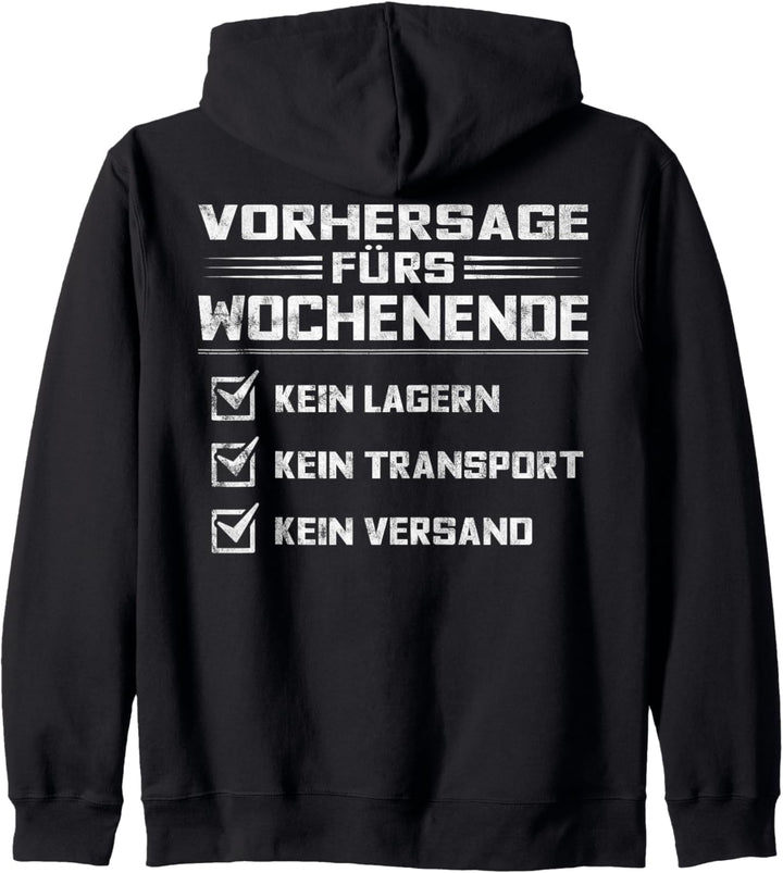 Vorhersage Fürs Wochenende Fachkraft für Lagerlogistik Kapuzenjacke