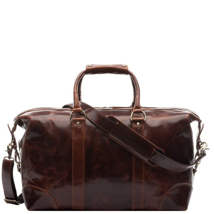 SID &amp; VAIN XL Reisetasche Austin aus Büffel-Leder I Sporttasche gross für Herren und Damen I Weekend
