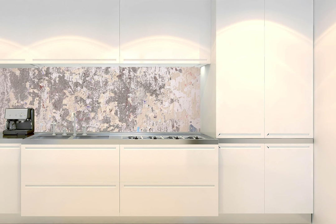 DIMEX Küchenrückwand Folie Selbstklebend ABGEBROCHENE BETONWAND II 180 x 60 cm | Klebefolie - Dekofo
