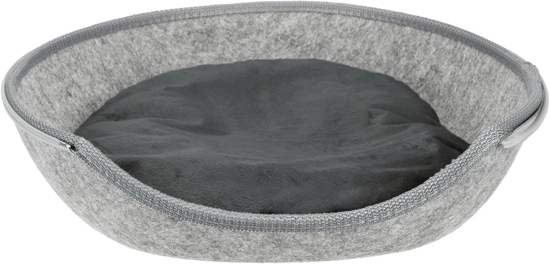 Trixie 36316 Kuschelhöhle Luna, Filz, 40 × 24 × 46 cm, hellgrau
