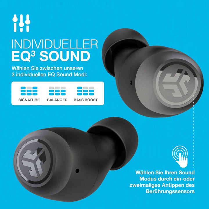 JLab Go Air Pop In Ear Kopfhörer kabellos Bluetooth, True Wireless Kopfhörer, 32+ Std Headphones, ka
