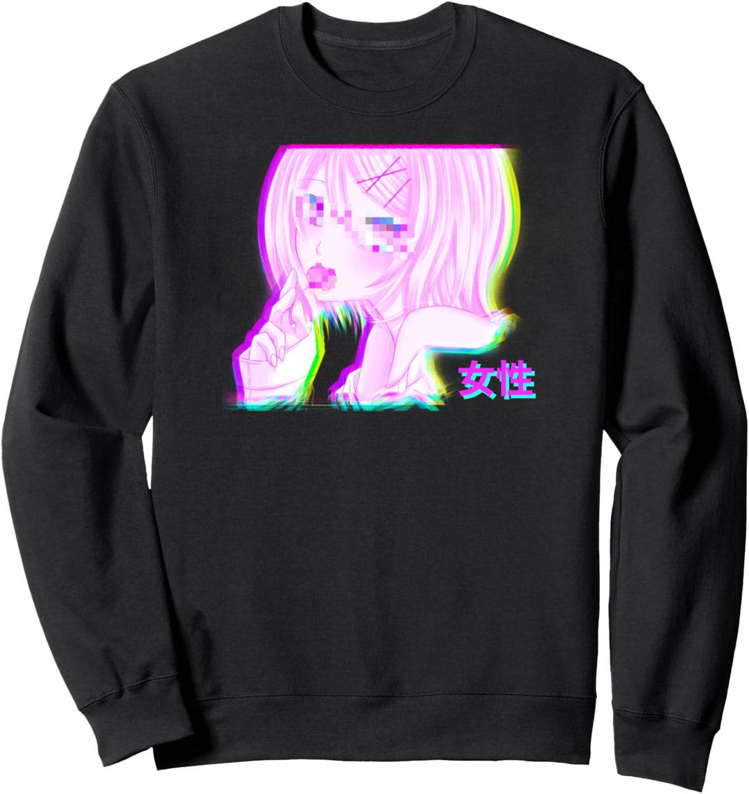 Kawaii Anime Girl - Cute Waifu Material Otaku Hentai Fans Sweatshirt