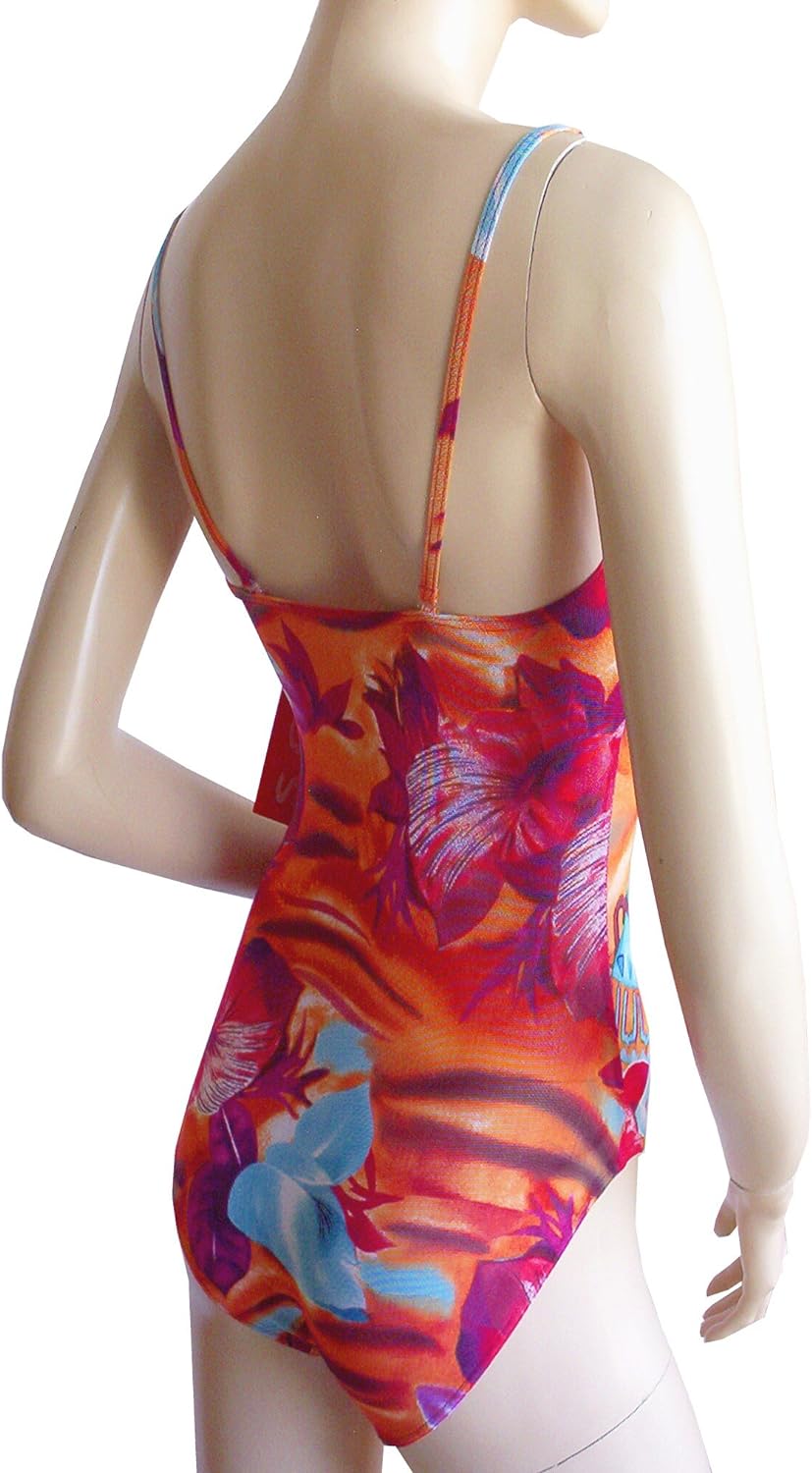 Solar Tan Thru Bandeau-Badeanzug 103282-52 rot, Gr. 38 B-Cup
