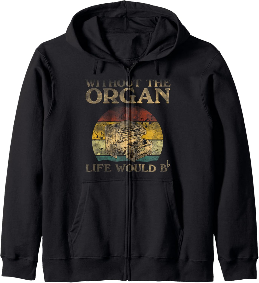 Ohne Orgel Wäre Das Leben Flach Bb Kapuzenjacke