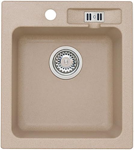Axis Kitchen Malibu 20 Spülbecken Einbecken Spüle 43x47cm (AXIS BEIGE)