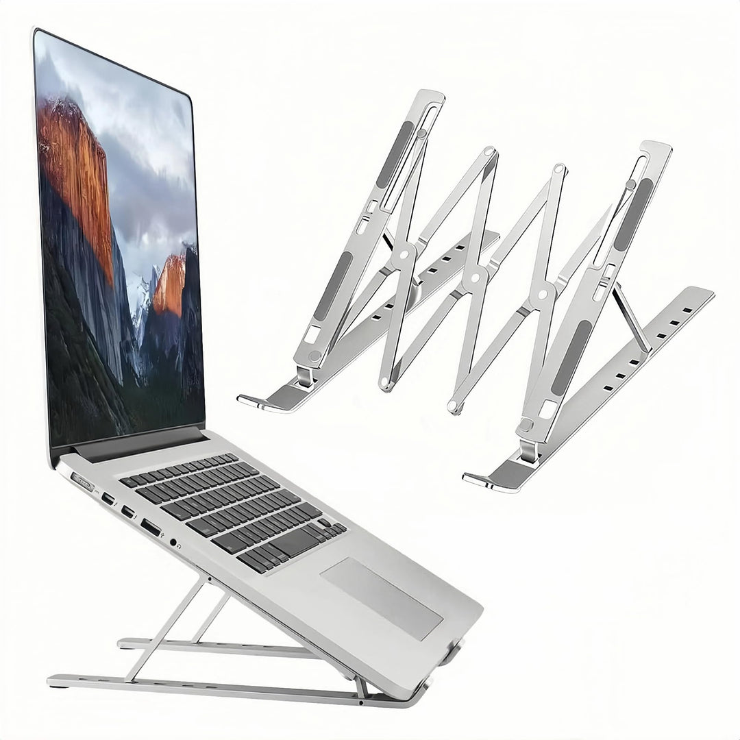 Laptop ständer aus Aluminium,Faltbarer,belüfteter Halter,laptopständer höhenverstellbar,Ergonomisch