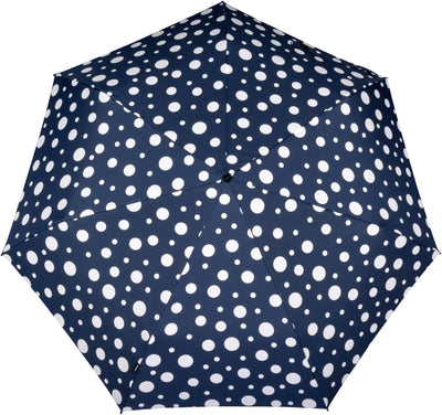 Knirps Taschenschirm Slim Duomatic Dots - Navy, Navy