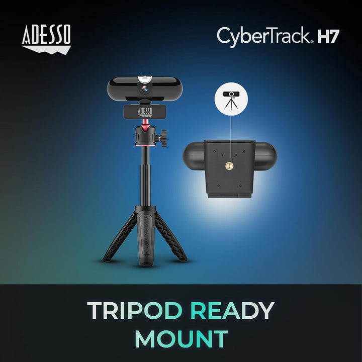 Adesso CyberTrack H7 2K Quad HD Webcam