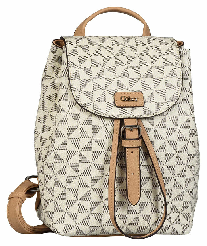 Gabor bags Barina Damen City Rucksack Backpack, 8 L S Weiss, S Weiss