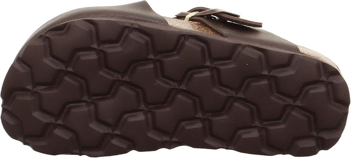 Superfit Jungen Fussbettpantoffel Hausschuh 17 EU Weit Braun 3000, 17 EU Weit Braun 3000