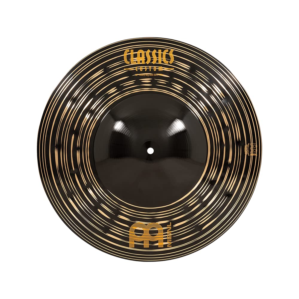 Meinl Cymbals Classics Custom Dark 18 Zoll Big Bell Ride Heavy (Video) Schlagzeug Becken (45,72cm) B