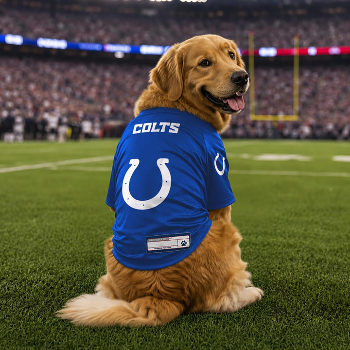 Littlearth NFL Indianapolis Colts Stretch Pet Jersey, Team-Farbe, X-Large Indianapolis Colts XL (Nec