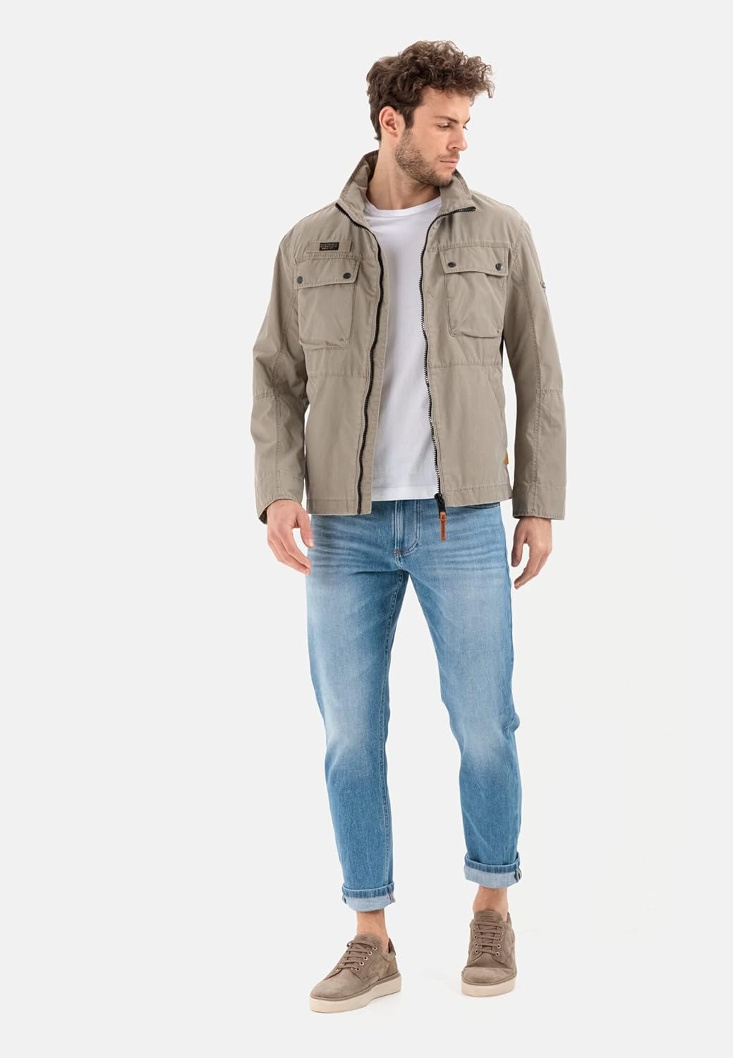 camel active Herren Blouson 34 Beige, 34 Beige