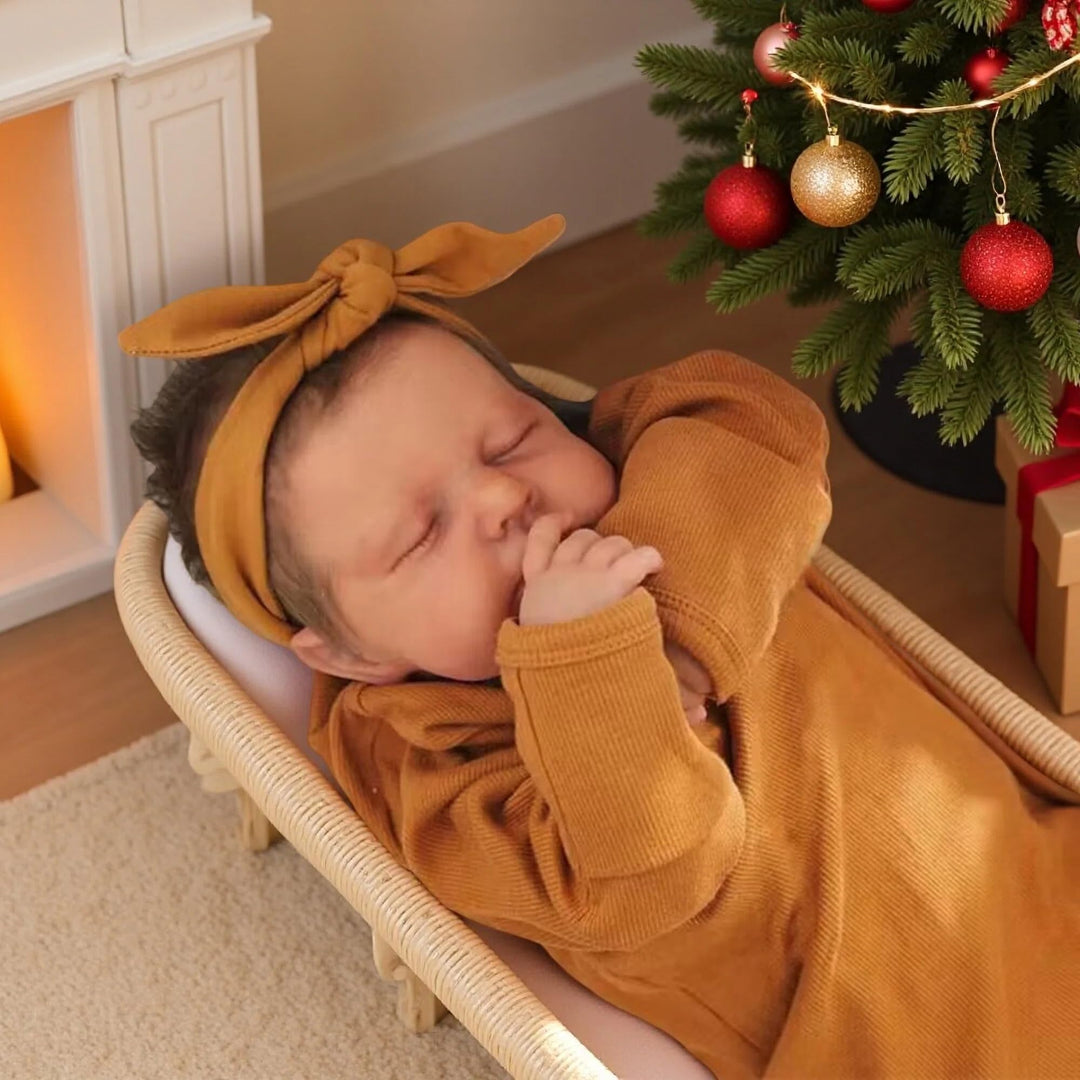 Zero pam Reborn Baby Puppen Mädchen 20 Zoll 50 cm Vollsilikonpuppen Realistische Reborn-Baby-Puppe A