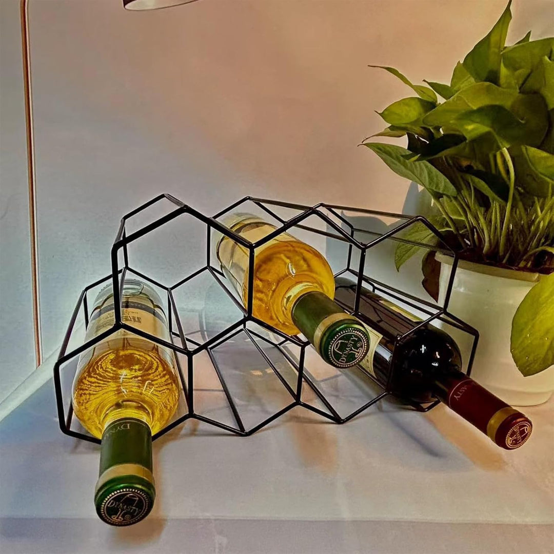 Weinregal Metall Freistehender, Freistehender Weinflaschehalter, Tisch Weinregal, Arbeitsplatte Wein