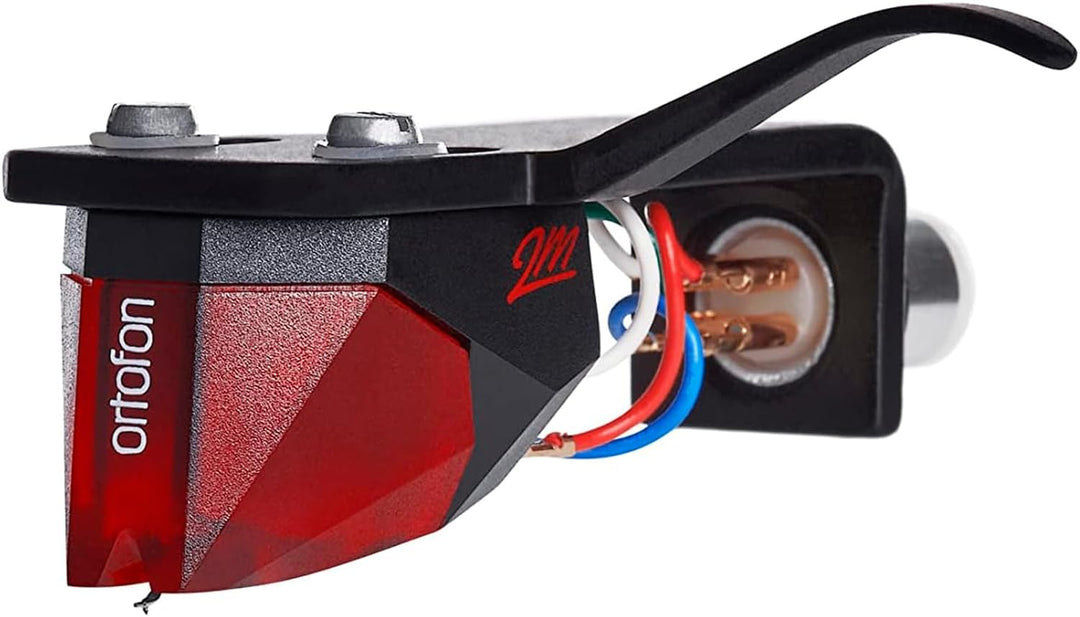 Ortofon 2M Red Premounted - 2M Red Tonabnehmer montiert am SH-4 Black Headshell | einfache Montage a