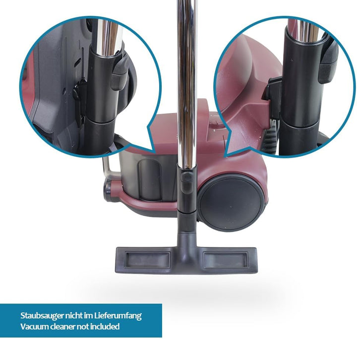 MisterVac | Staubsaugerdüse Bodendüse Besendüse Parkettdüse Rosshaardüse + 2 gratis Filzrollen, komp