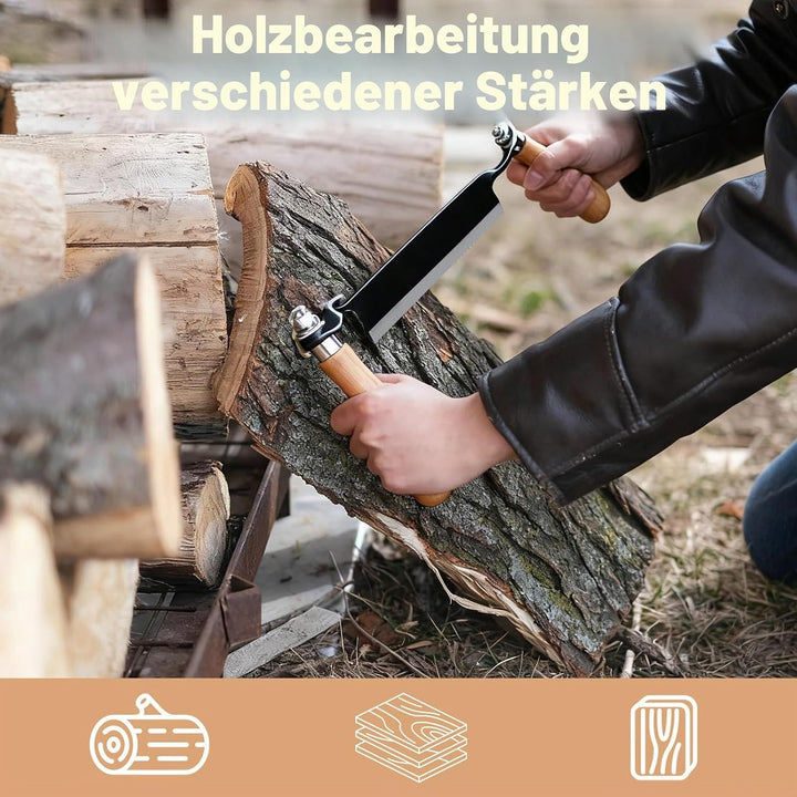 250 mm Zugmesser Reifmesser mit Hohe Schärfe: Ziehmesser Holz, Stossfestes Reifmesser, Patentiertes