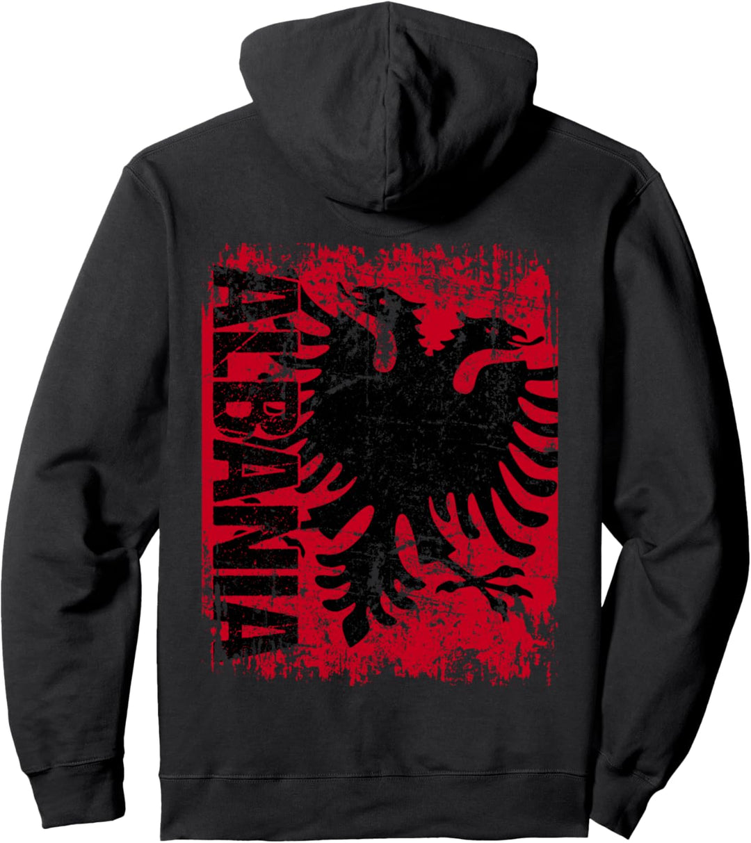 ALBANIEN Flagge | Damen Herren Kinder ALBANIA Pullover Hoodie