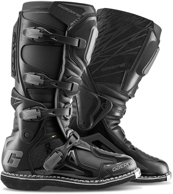 Gaerne Motocross-Stiefel Fastback Endurance Midnight Schwarz 47 EU, Schwarz 47 EU