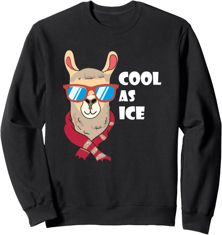 Lama-Spruch Sprüche Design Tier Kopf Witz Alpaka Geschenk Sweatshirt