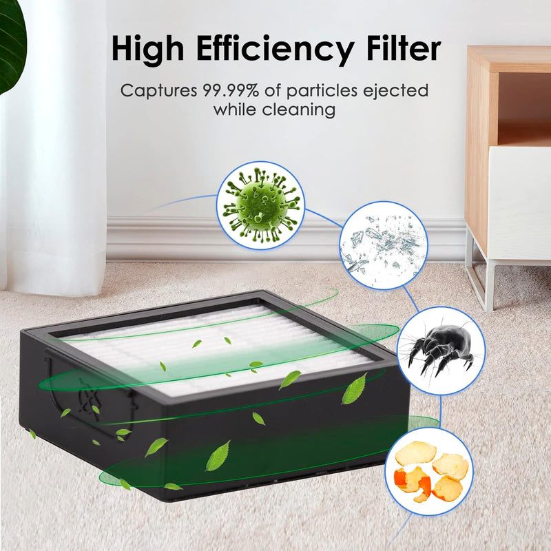 (12 Stück) Ersatz-HEPA-Filter kompatibel mit iRobot Roomba Combo J7+ plus/Combo j5+/ Combo j9+ Robot