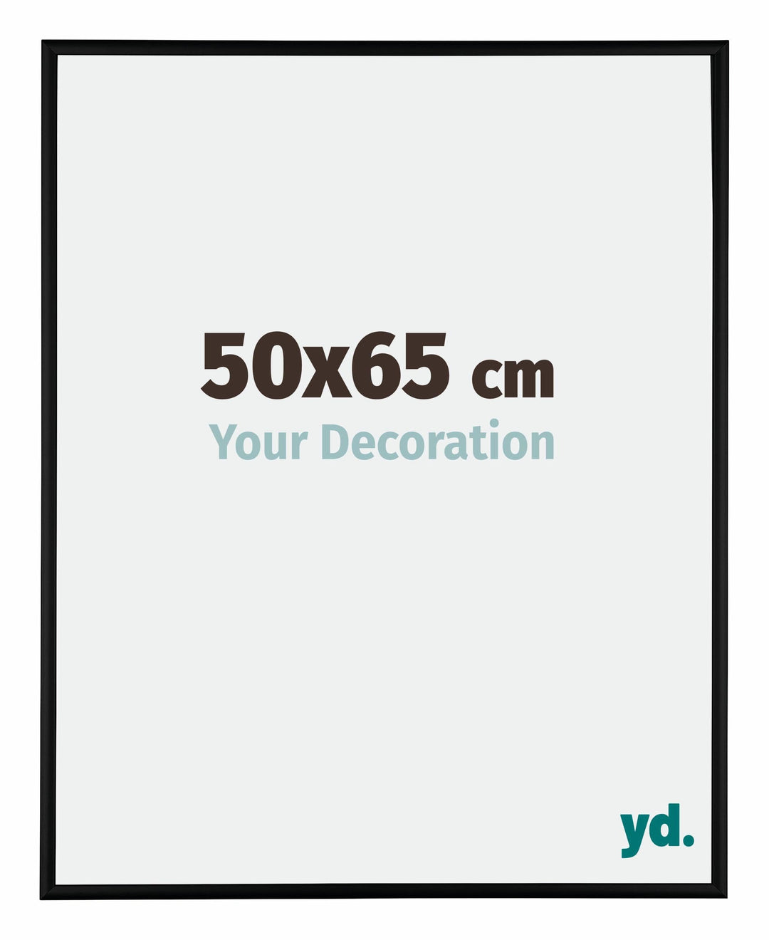 yd. Your Decoration - Bilderrahmen 50x65 cm - Bilderrahmen aus Aluminium mit Acrylglas - Antireflex