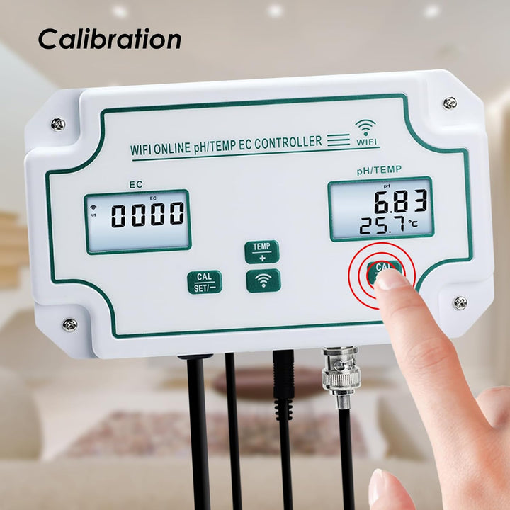 WiFi Smart Wasserqualität Tester pH, EC, und Temperatur Monitor kontinuierliche Online-Überwachung T