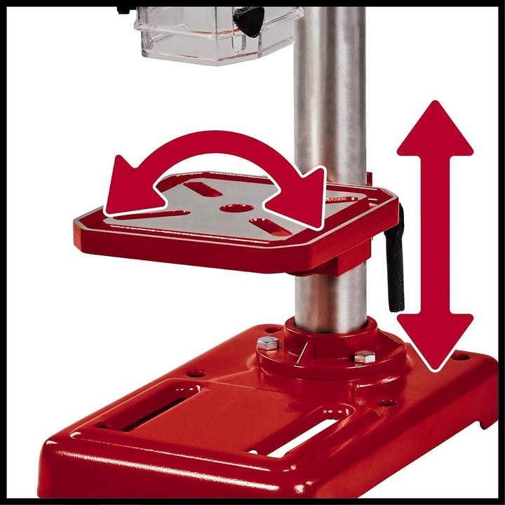 Einhell Säulenbohrmaschine TC-BD 500 (500 W, bis 2410 min-1, 9 Stufen, max. Bohrtiefe 50 mm, einstel