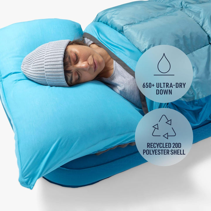 Sea to Summit Traveller Daunenschlafsack Decke Regular 45 Grad, Regular 45 Grad