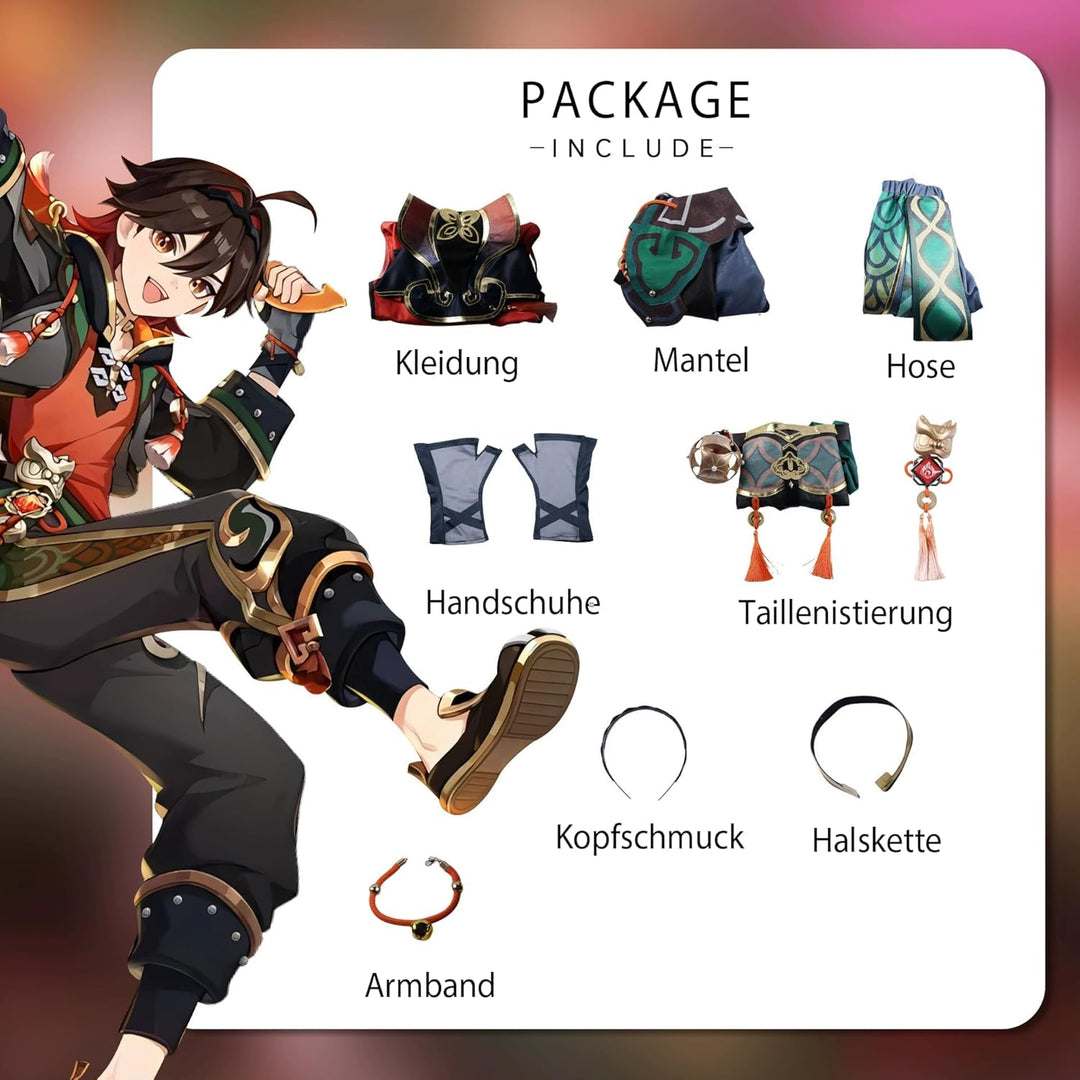 Genshin Cosplay Venti Yae Miko Raiden Shogun Arlecchino Cosplay Kostüm Skirk Cosplay Halloween Anzug