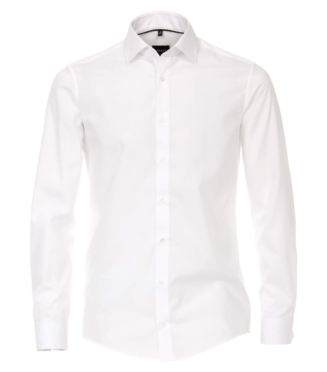 Venti Herren Popeline Hemd uninah 001980 Modern Fit 36 Schneeweiss, 36 Schneeweiß