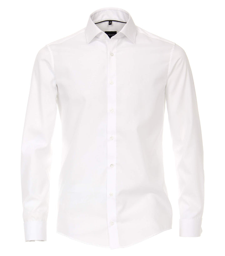 Venti Herren Popeline Hemd uninah 001980 Modern Fit 36 Schneeweiss, 36 Schneeweiß